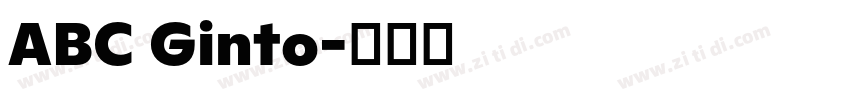 ABC Ginto字体转换
